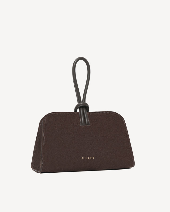 The Doppio - Chocolate - Suede and Leather - M.Gemi