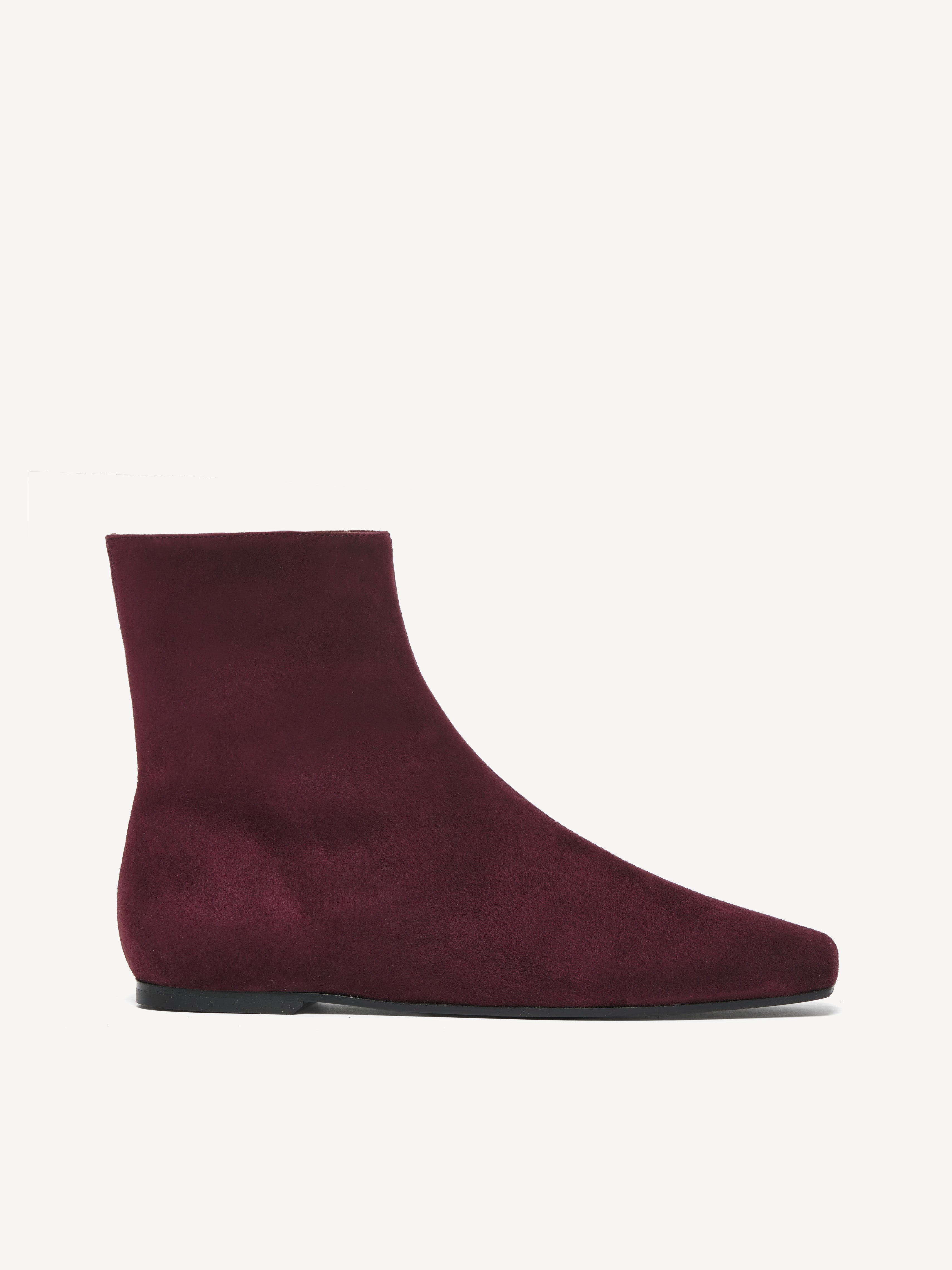 The Una Bootie - Oxblood - Suede - M.Gemi
