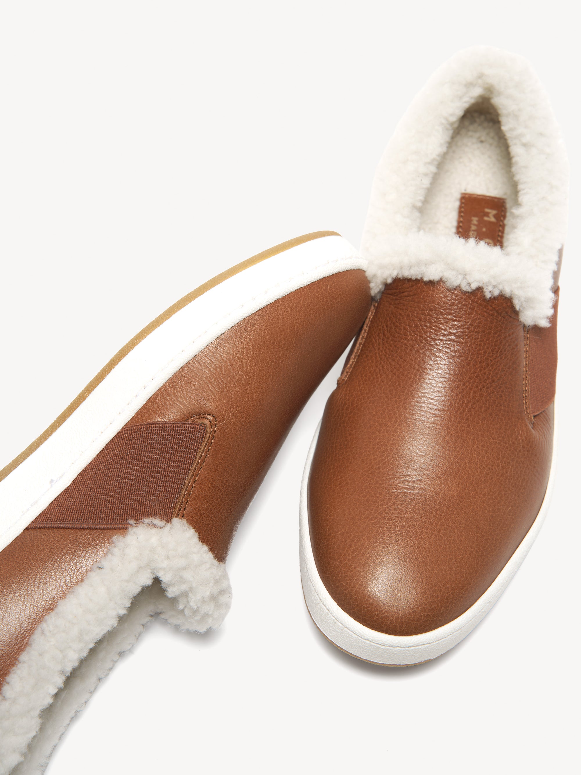 The Cerchio Shearling Nuovo - Saddle - Tumbled Leather - M.Gemi