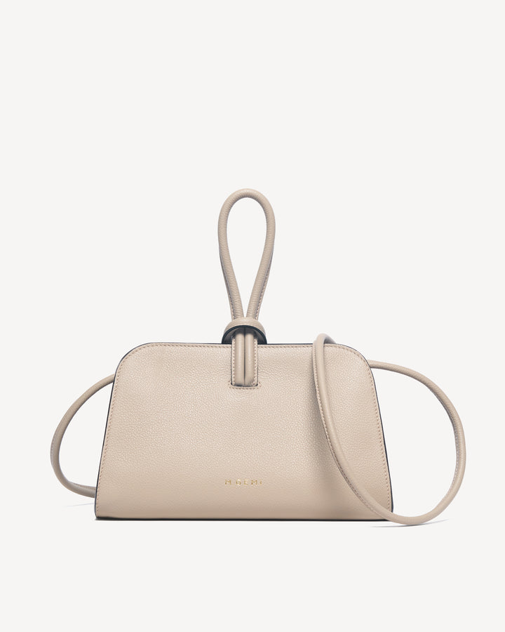Bonbonjour• Petites Emm O プチ・エム The Doppio - Oatmeal - Tumbled Leather - M.Gemi