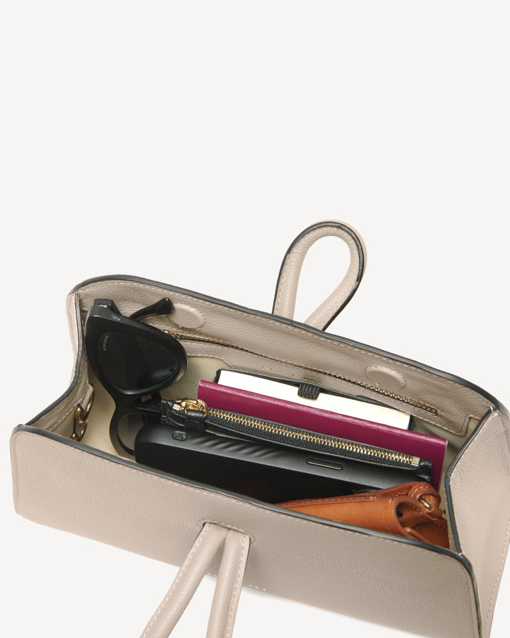 The Doppio - Oatmeal - Tumbled Leather - M.Gemi