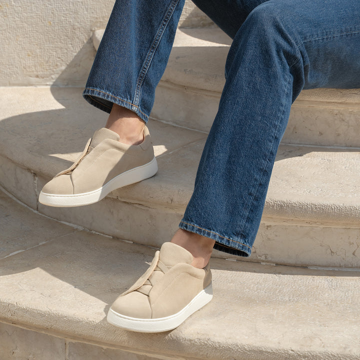 The Domenico - Fossil Grey - Suede - M.Gemi