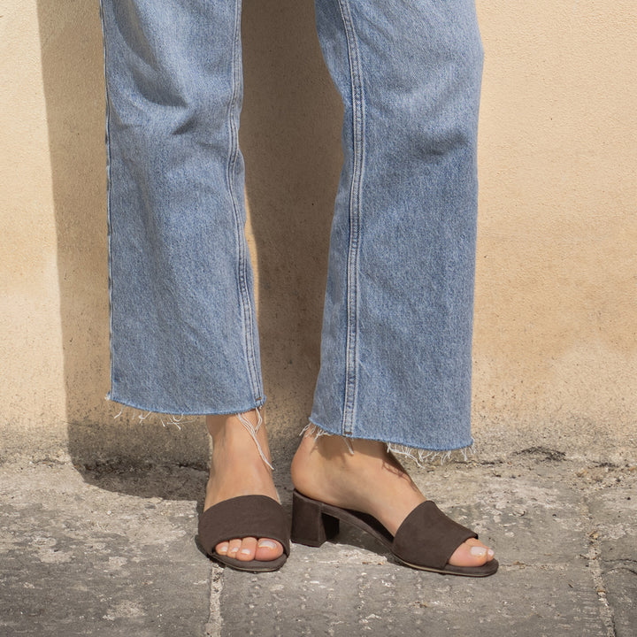 The Lucia - Black - Suede - M.Gemi