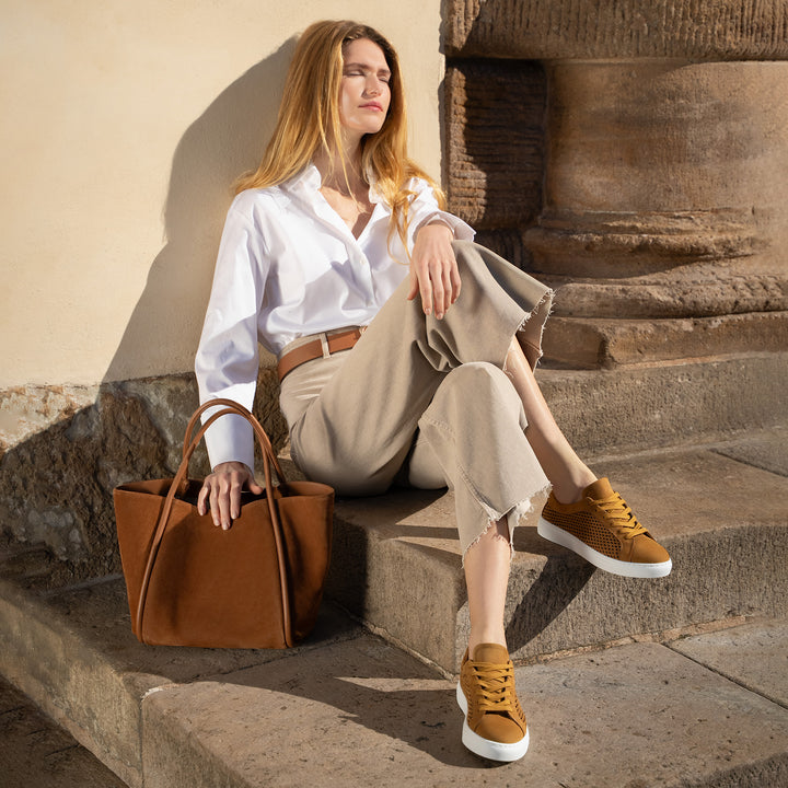 The Palestra Lattice - Light Sand - Nubuck - M.Gemi