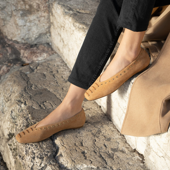 The Mina - Luggage - Suede - M.Gemi