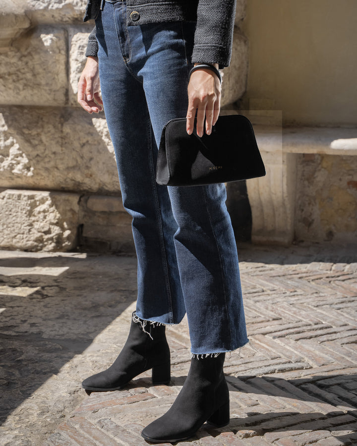 The Cristina Due - Black - Nappa - M.Gemi