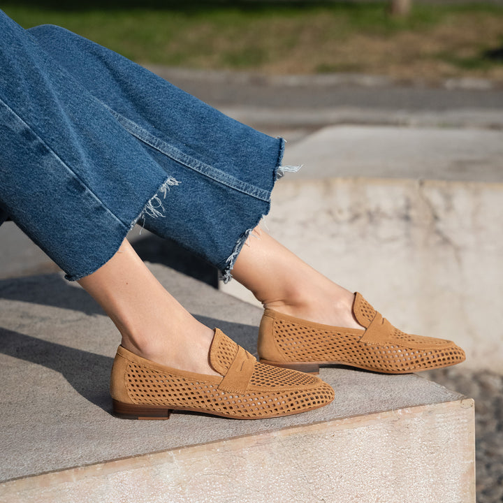 bibiy. JEWEL LOAFERS M 正規品 The Sacca Donna Lattice - White - Leather - M.Gemi