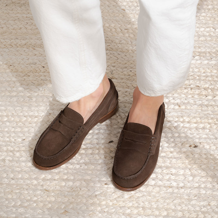 ◆ ミーニ The Firenze - Chocolate - Suede - M.Gemi