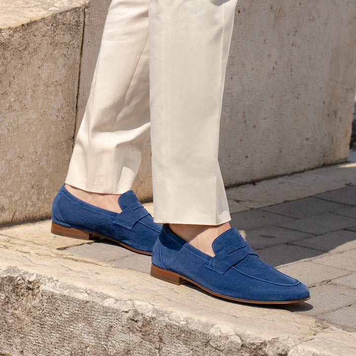 The Sacca Uomo - Navy - Suede - M.Gemi