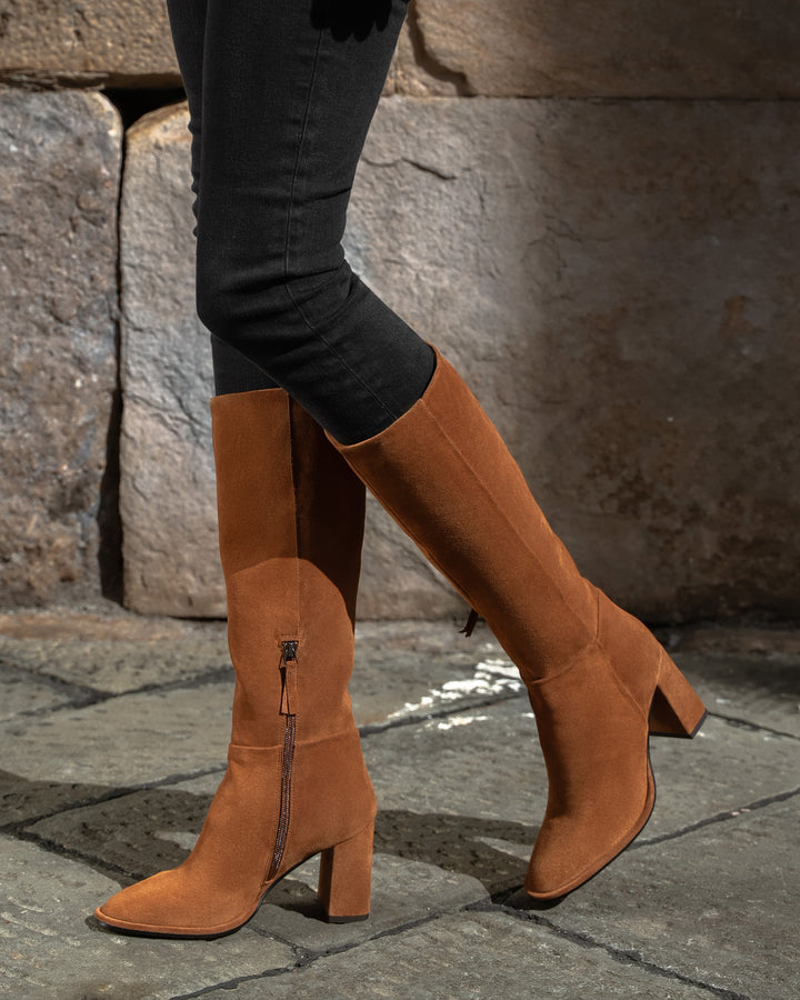 211　まゆみ The Jessica - Black - Suede - M.Gemi