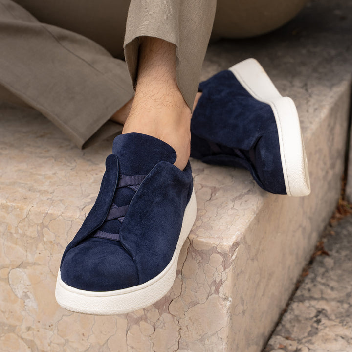 The Domenico - Midnight Blue - Suede - M.Gemi