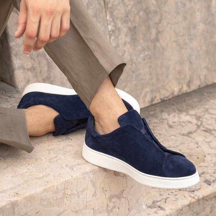 The Domenico - Midnight Blue - Suede - M.Gemi