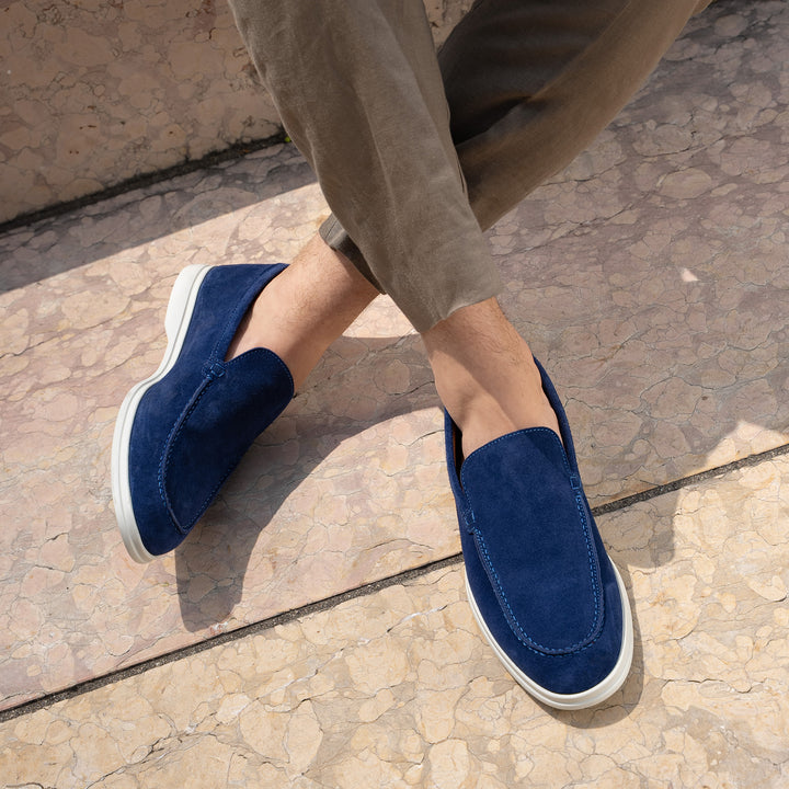 The Fabio - Admiral Blue - Suede - M.Gemi