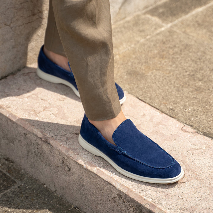 The Fabio - Admiral Blue - Suede - M.Gemi