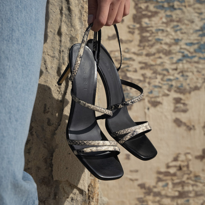The Domitilla - Black - Leather - M.Gemi