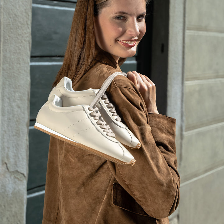 The Morena - Bone - Leather - M.Gemi