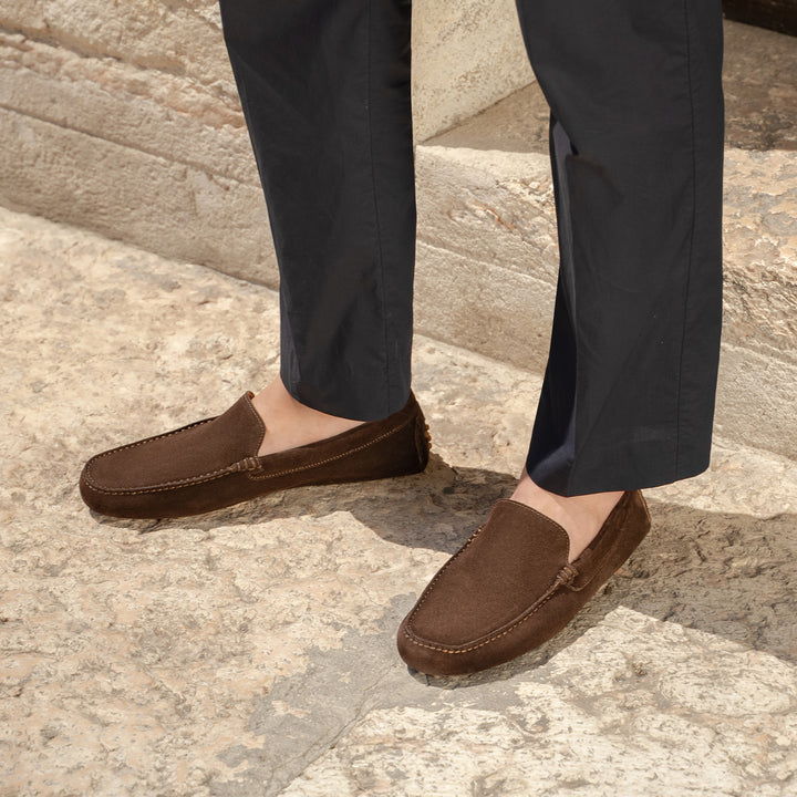 The Felize Uomo - Midnight Blue - Suede - M.Gemi
