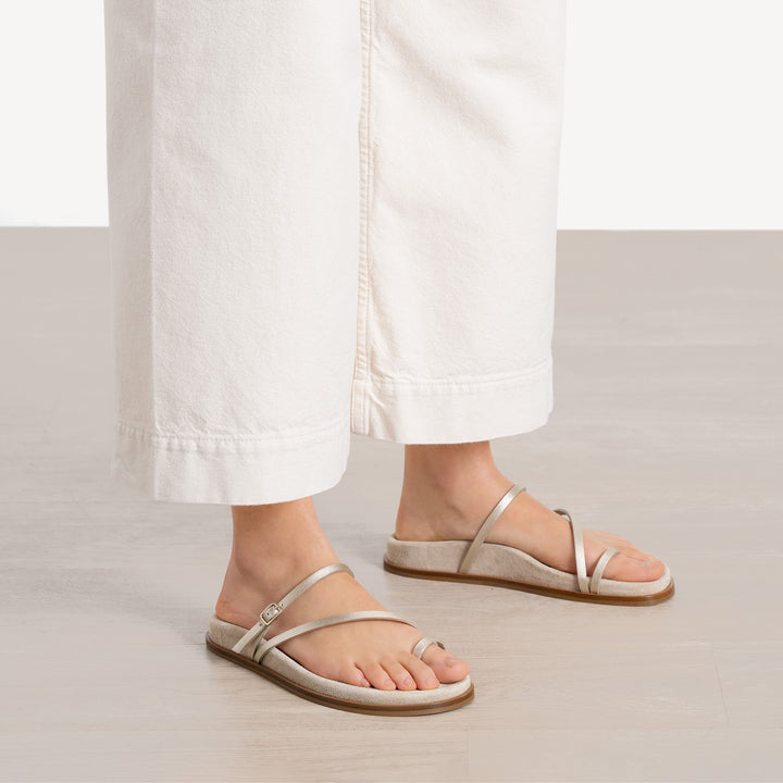 The Lorella - Champagne - Leather - M.Gemi