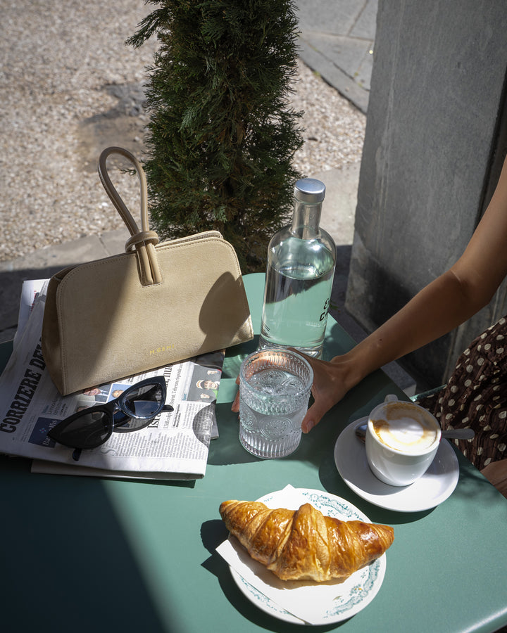 The Doppio - Latte - Suede and Leather - M.Gemi