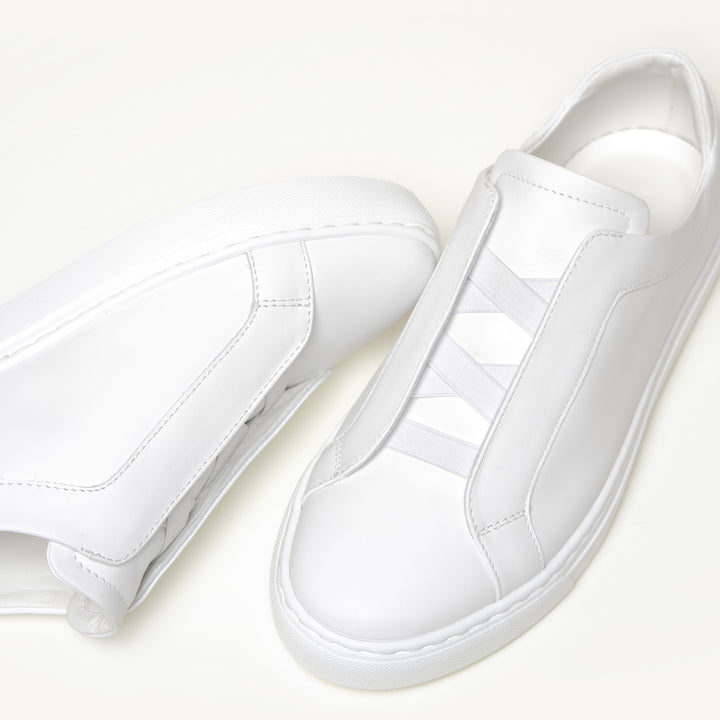 The Palestra Facile White Suede M.Gemi