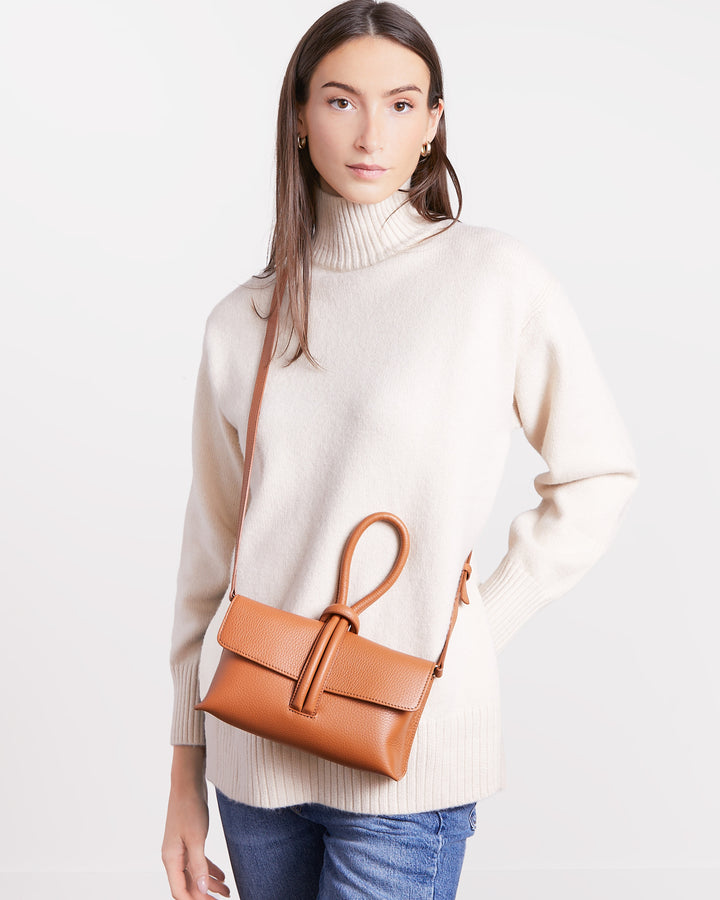 The Francesca - Tan - Tumbled Leather - M.Gemi