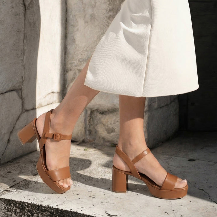 The Lizza Due - Saddle - Leather - M.Gemi