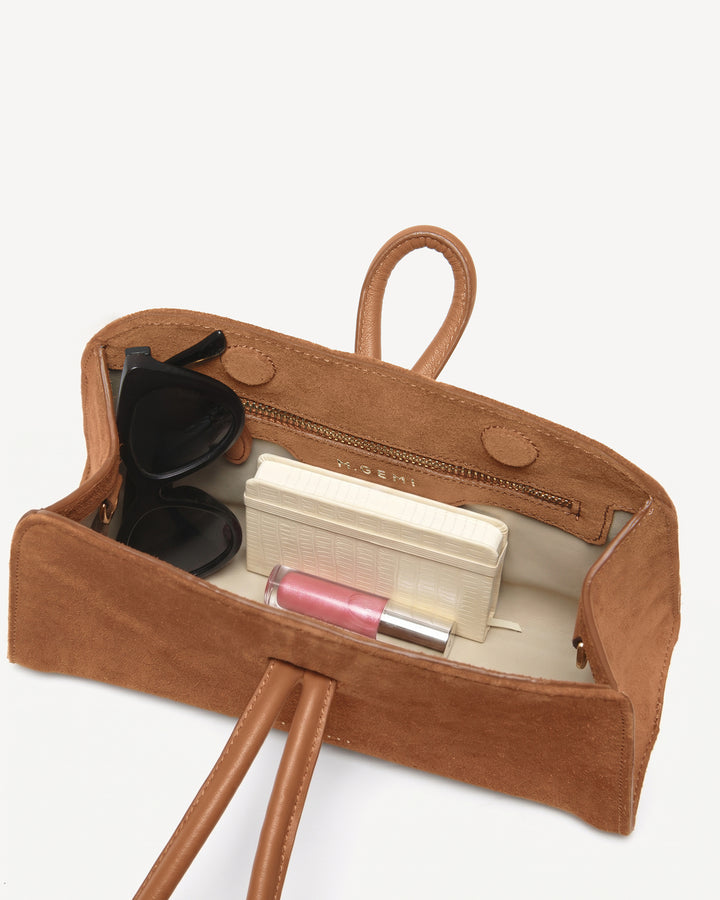 The Doppio - Saddle - Suede and Leather - M.Gemi