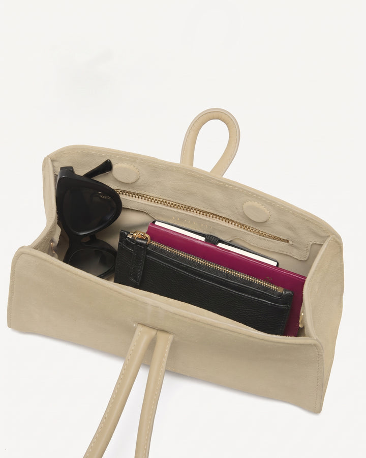 The Doppio - Latte - Suede and Leather - M.Gemi