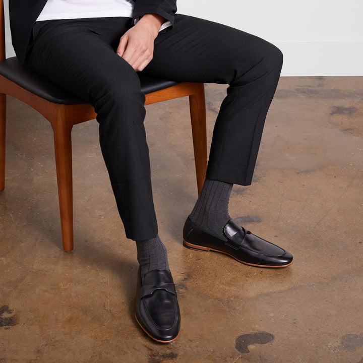 The Filare - Hand-Burnished Penny Loafer - Chestnut