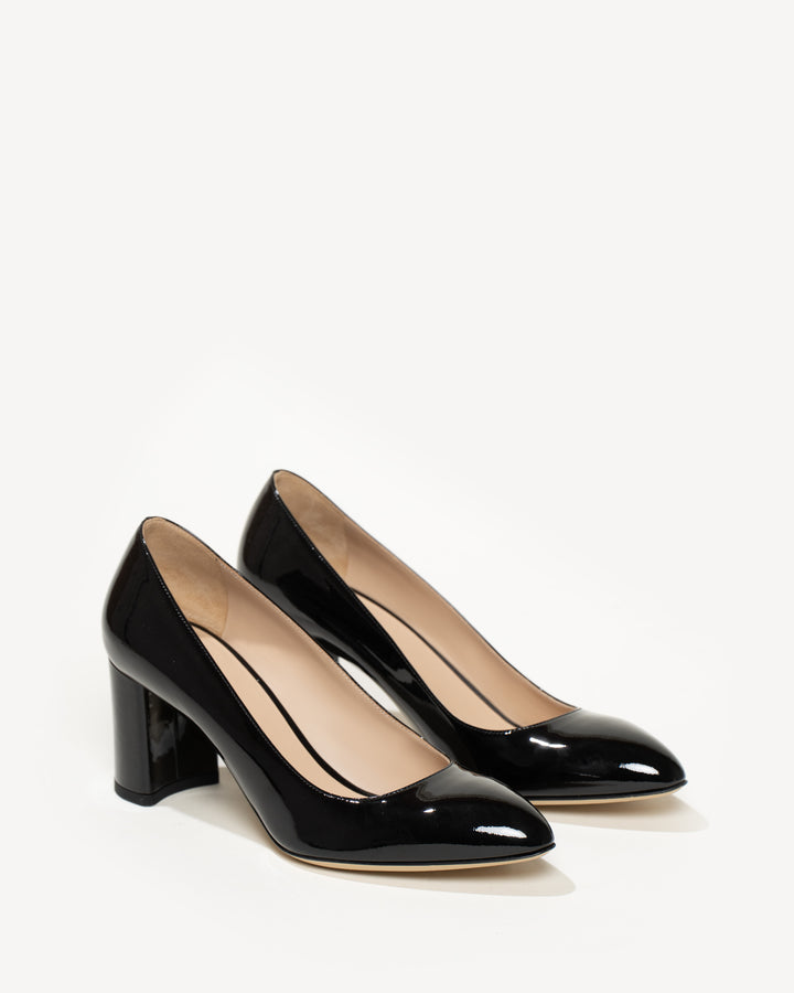 Patent black stilettos cheap
