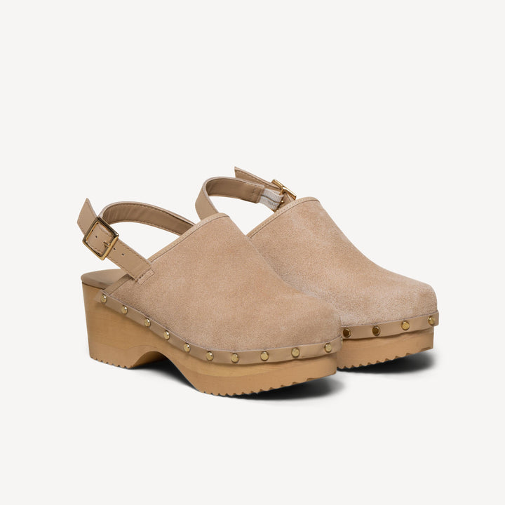 The Greta Backstrap Black Suede M.Gemi
