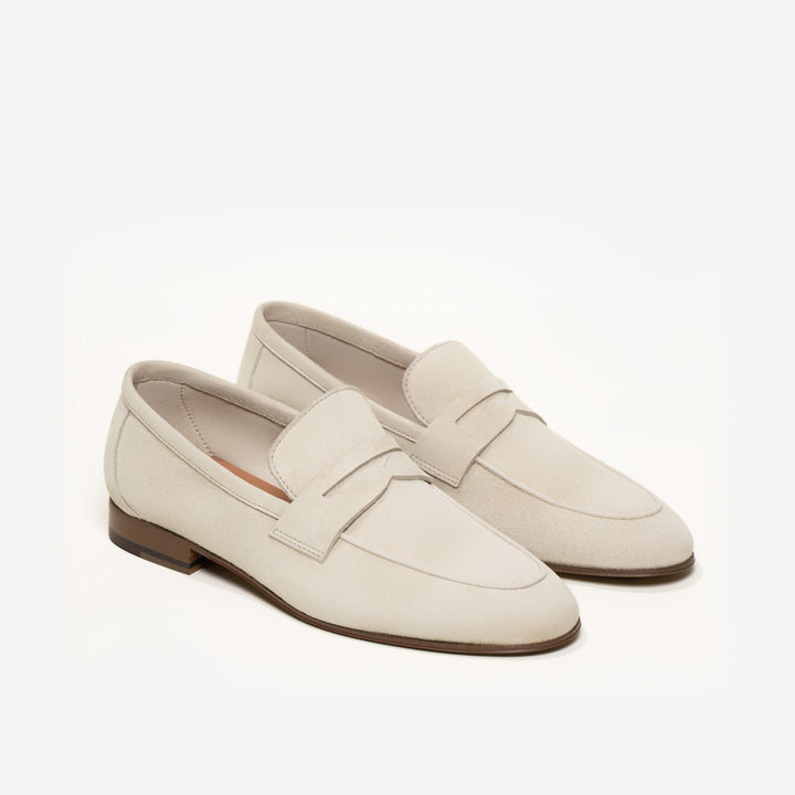 The Sacca Donna - Light Oatmeal - Suede - M.Gemi