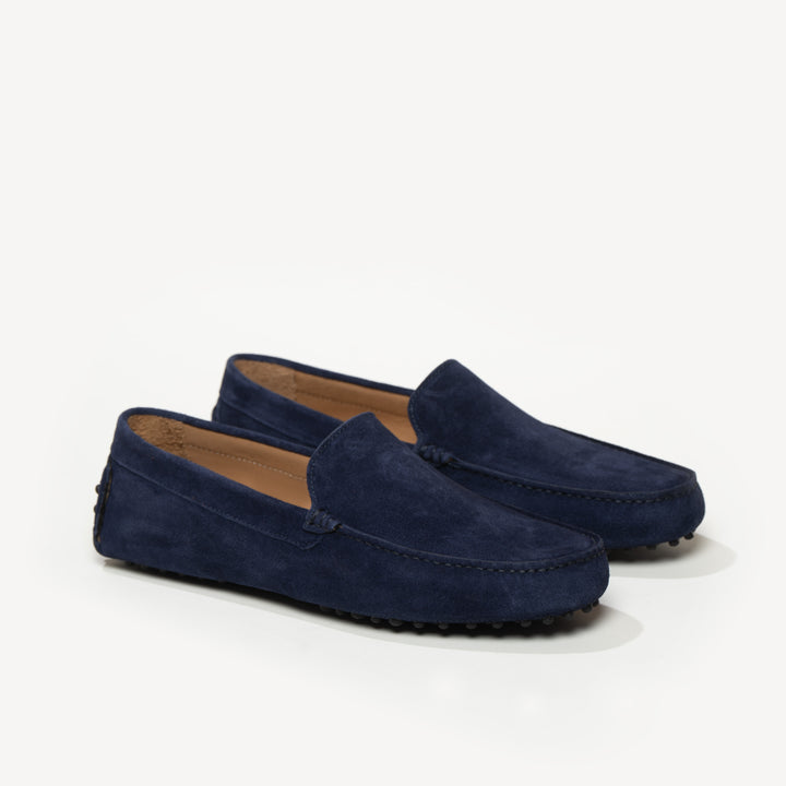 Midnight blue loafers on sale
