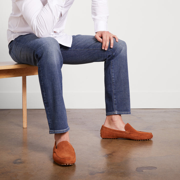The Felize Uomo - Orange - Suede - M.Gemi display picture 1