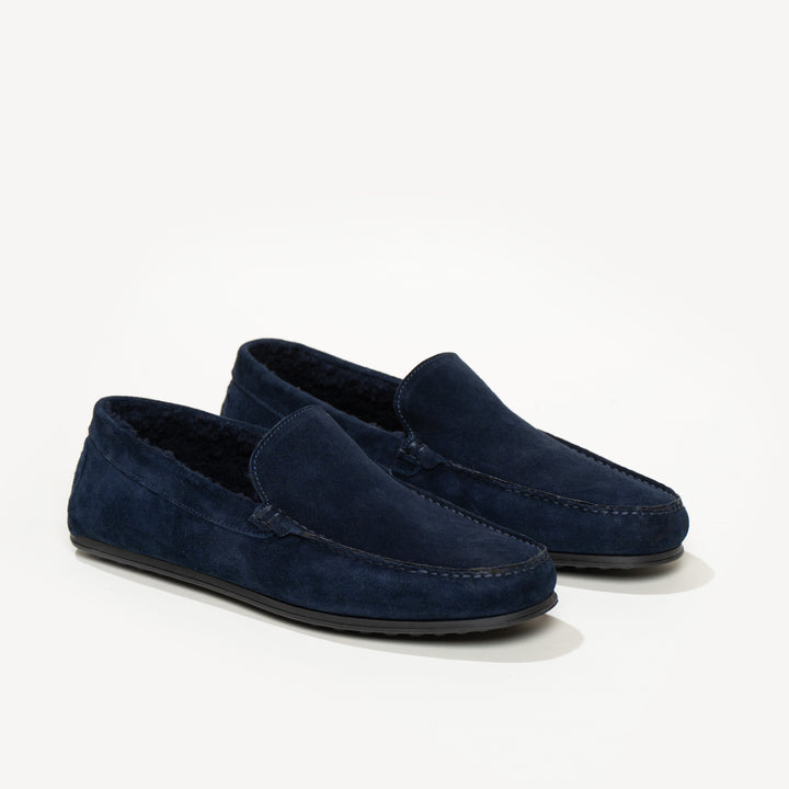 The Felize Shearling Uomo - Navy - Suede - M.Gemi display picture 1