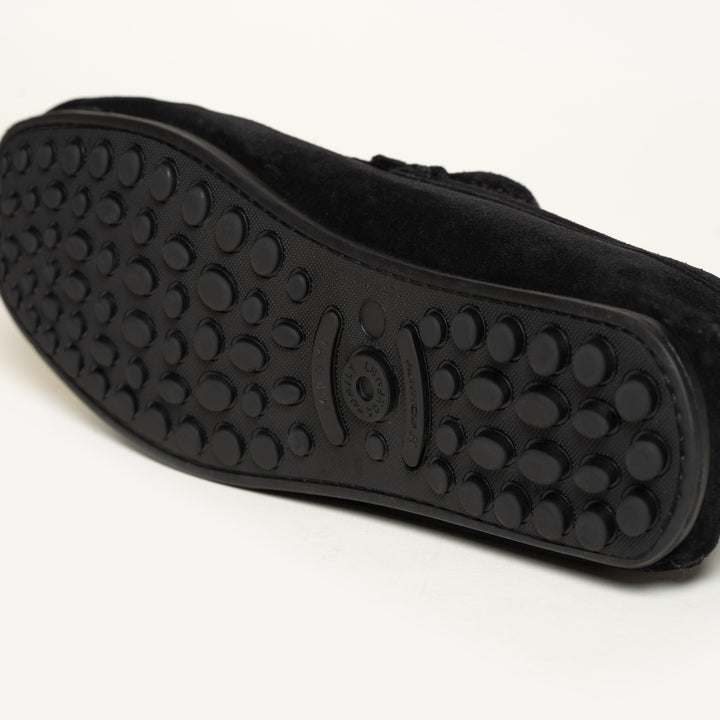 The Felize Shearling Uomo - Black - Croco Printed Leather - M.Gemi