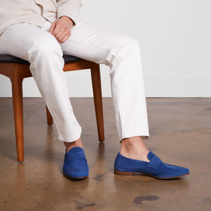The Sacca Uomo - Navy - Suede - M.Gemi