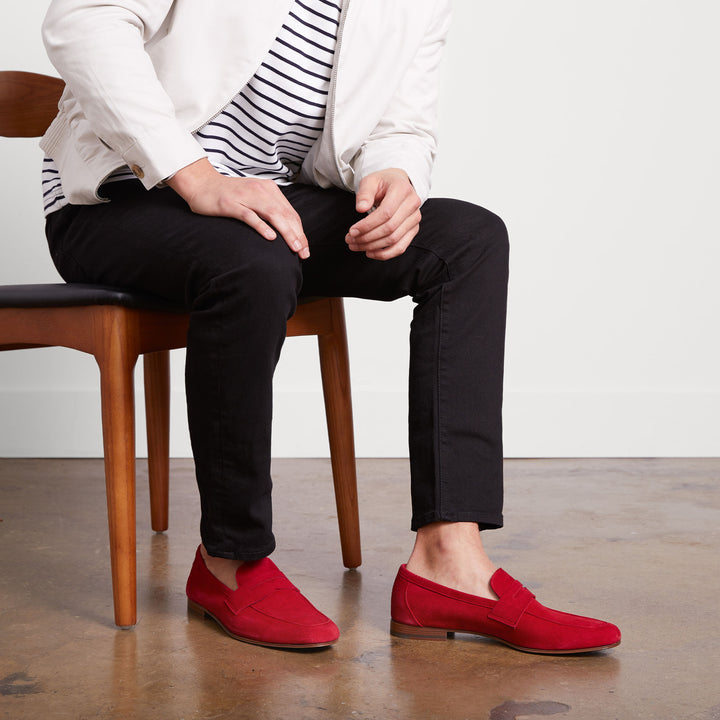 M gemi suede loafers shop