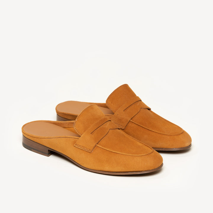 The Sacca Donna Mule Light Oatmeal Suede M.Gemi