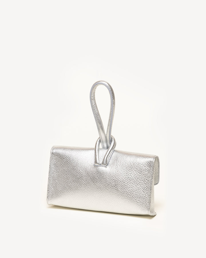 The Francesca - Silver - Metallic Leather - M.Gemi