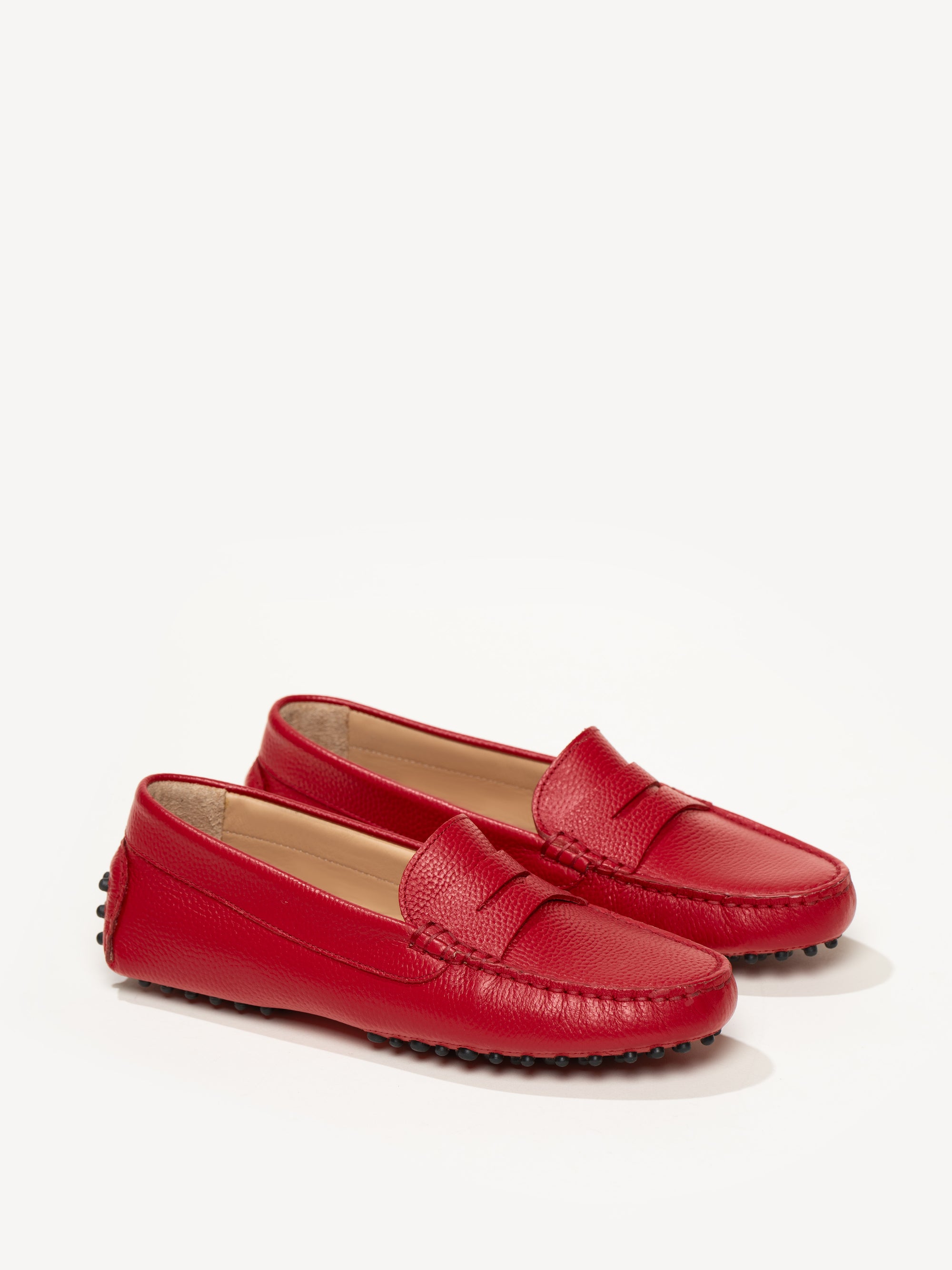 The Pastoso - Sunset Red - Tumbled Leather - M.Gemi