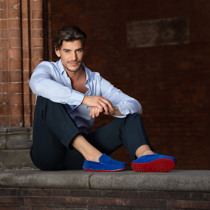 The Pastoso Uomo Cobalt Blue Suede M.Gemi