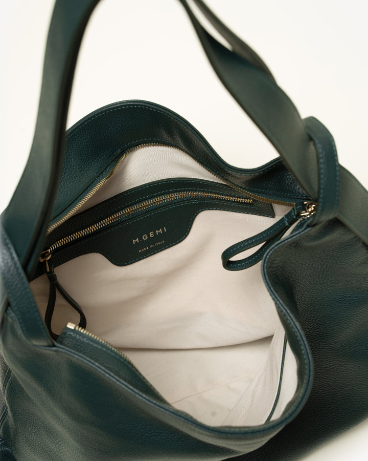 The Laura - Dark Green - Leather - M.Gemi