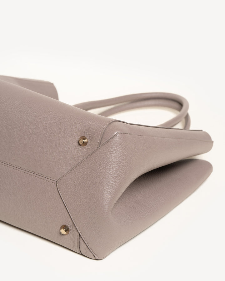 The Elena - Light Mushroom - Tumbled Leather - M.Gemi