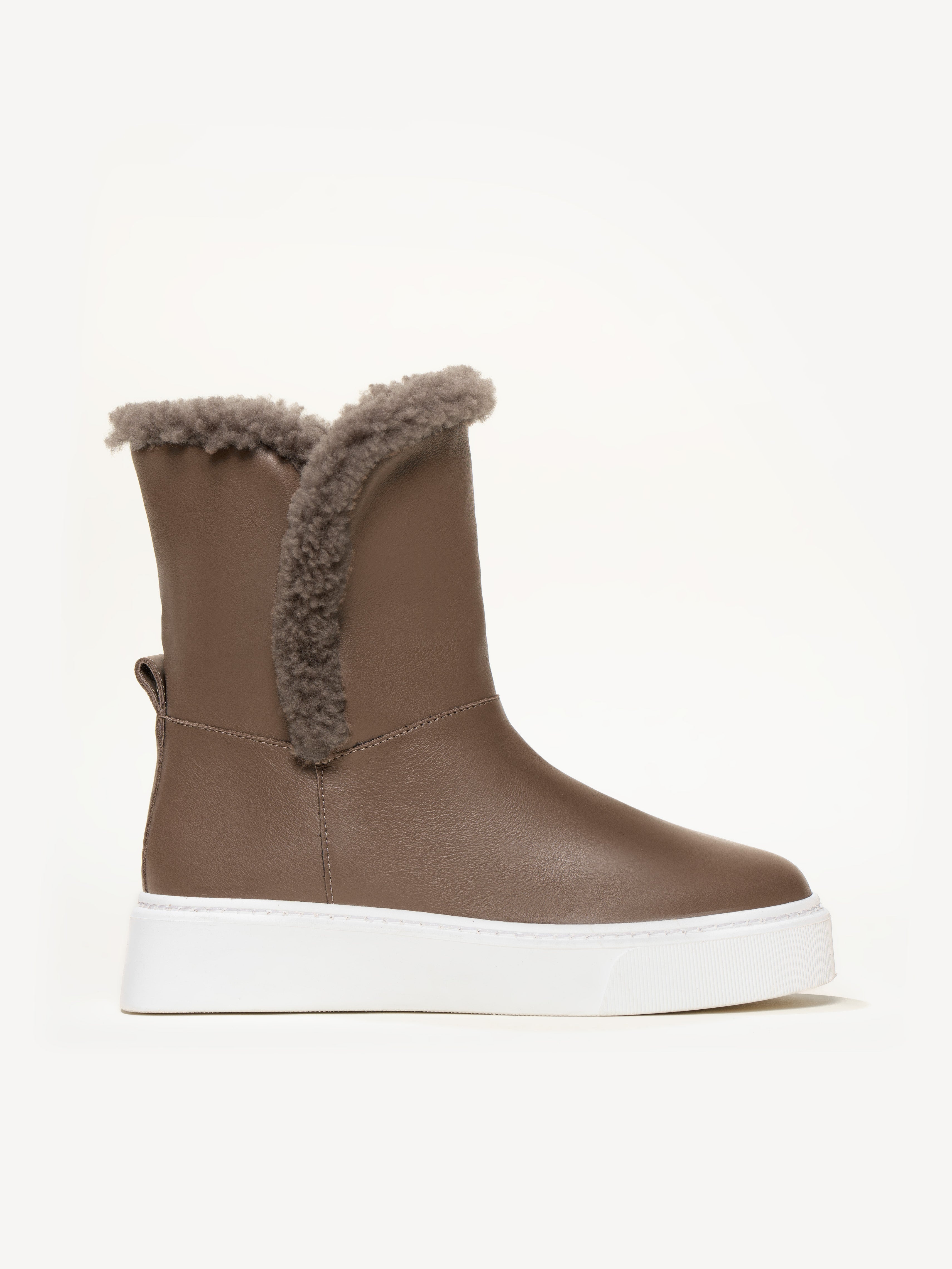 Henley faux outlet fur lined bootie