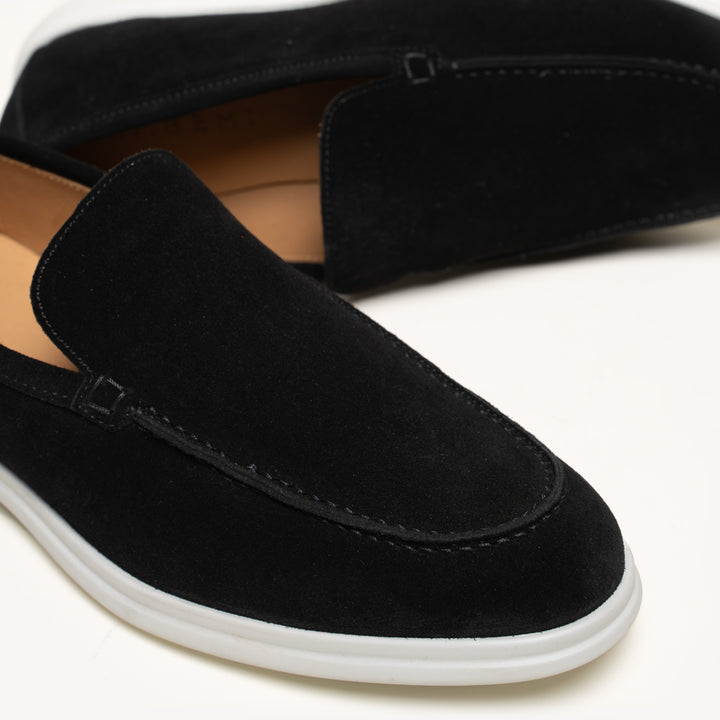 M Gemi Italian Black Suede Loafers 42 Men’s 9 The Fabio - Black - Suede - M.Gemi main image 3