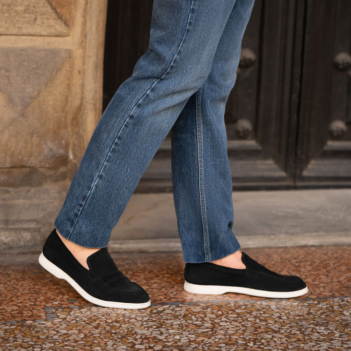 The Fabio - Black - Suede - M.Gemi