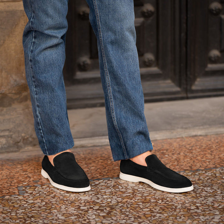 The Fabio - Black - Suede - M.Gemi