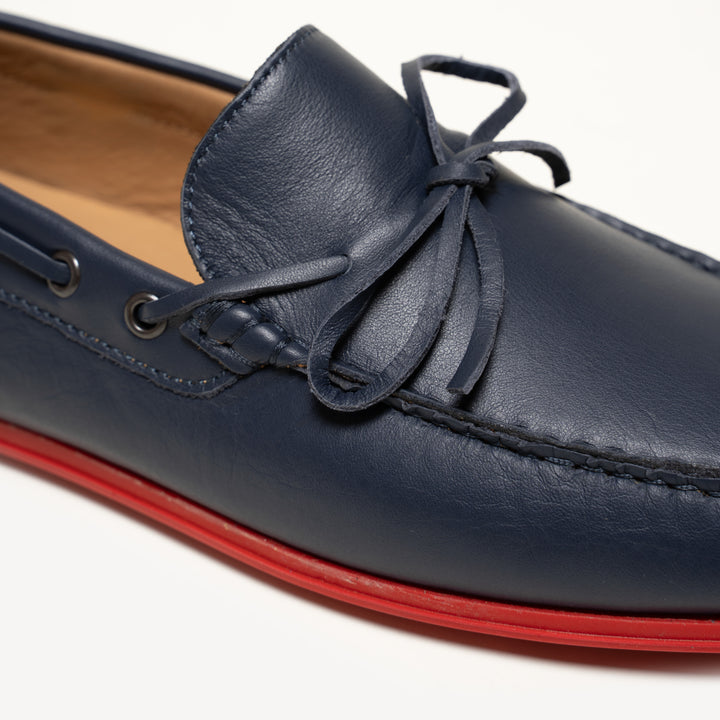 The Barca Navy Leather M.Gemi