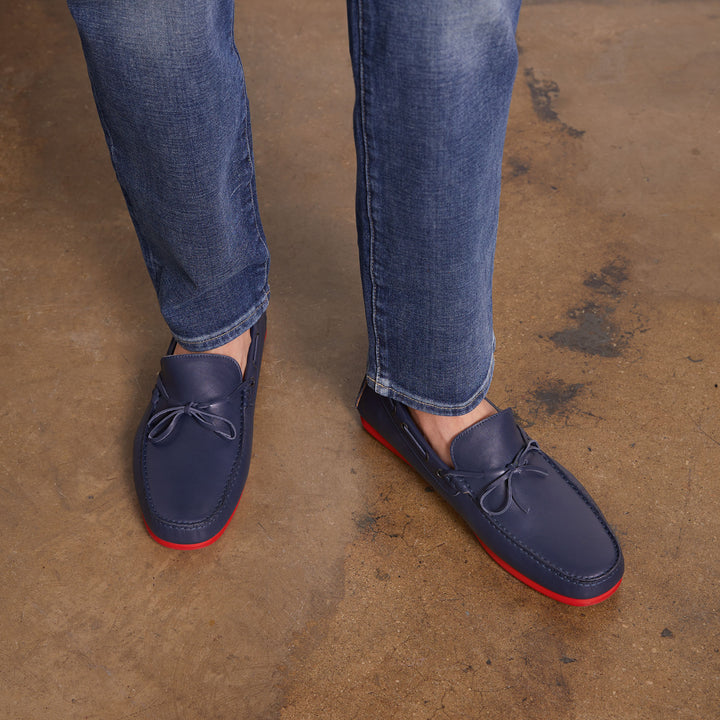 The Barca - Navy - Leather - M.Gemi